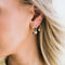 'Golden Palm' Earrings by Sun Soul Jewellery. Australian Art Prints and Homewares. Green Door Decor. www.greendoordecor.com.au