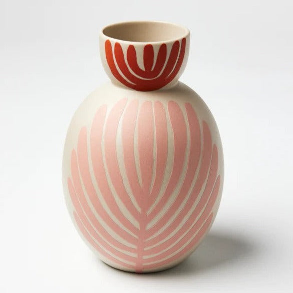 Happy Vase | Mellow Fan by Jones and Co. Australian Art Prints and Homewares. Green Door Decor. www.greendoordecor.com.au