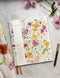 Heirloom Recipe Book Journal | Ranunculus by Bespoke Letterpress. Australian Art Prints and Homewares. Green Door Decor. www.greendoordecor.com.au
