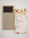 'Ranunculus' Shopping List DL Notepad by Bespoke Letterpress. Australian Art Prints and Homewares. Green Door Decor. www.greendoordecor.com.au
