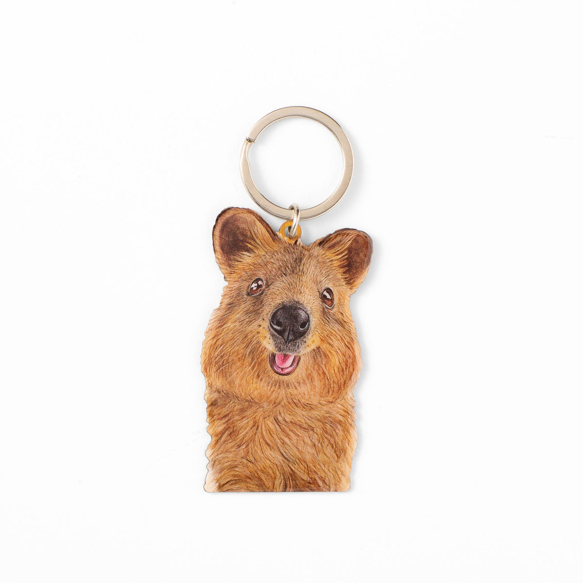 AuPra Teddy Bear KeyChain Gift Women & Men Leather KeyRing Home Car Keys  Holder Ladies Girl Grizly Present at  Men's Clothing store