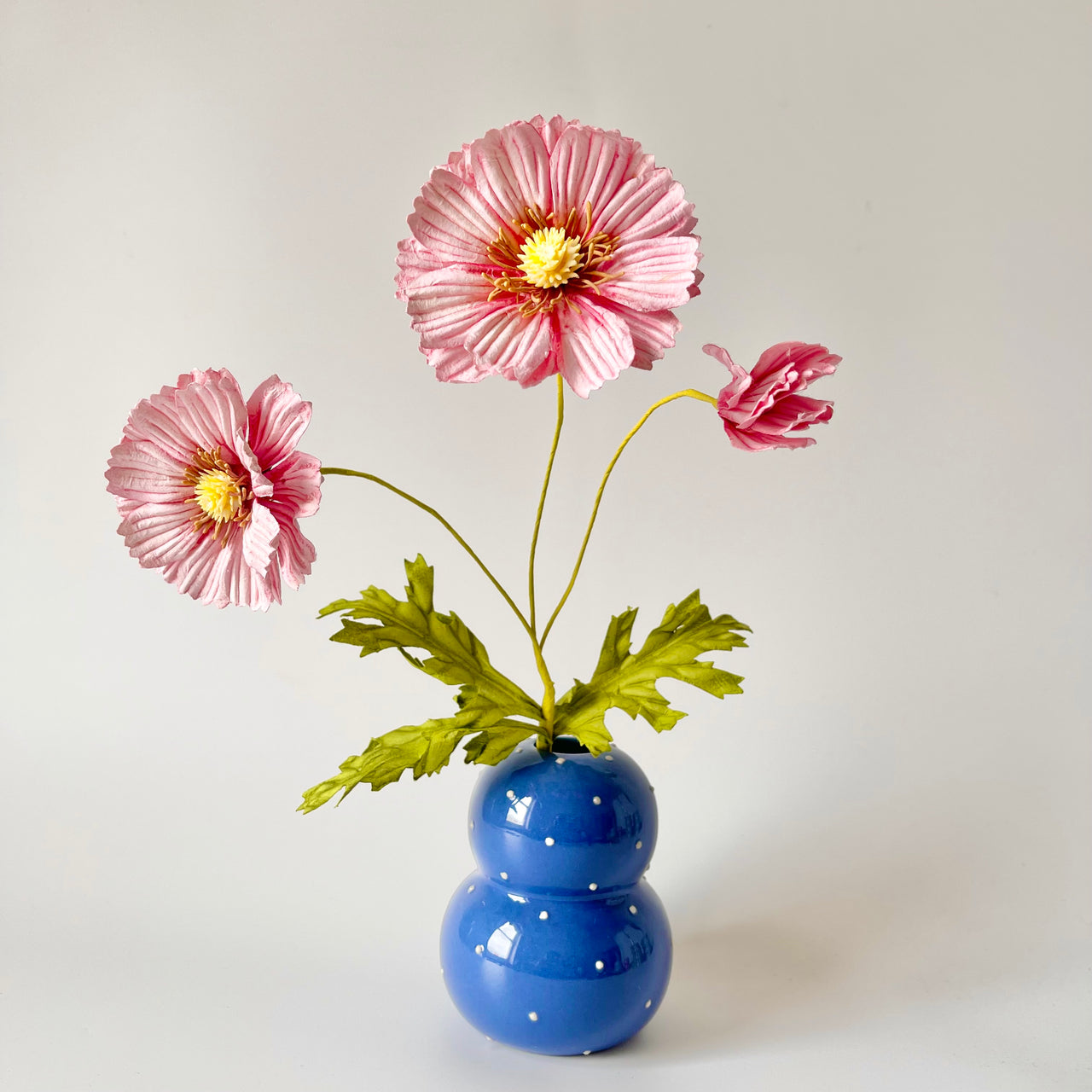 Paper Flowers - Cosmos Garden | Light Pink by Nibbanah. Australian Art Prints, Gifts, Fashion and Homewares. Green Door Decor. www.greendoordecor.com.au