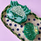 Hair Claw | Green Crab by Kingston Jewellery. Australian Art Prints, Fashion and Homewares. Green Door Decor. www.greendoordecor.com.au