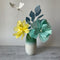 Paper Flowers - Moonshine Garden Bouquet | Agnes (Blue, Yellow, Aqua) by Nibbanah. Australian Art Prints and Homewares. Green Door Decor. www.greendoordecor.com.au