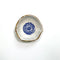 Carla Dinnage |  Handmade Trinket Dish - White with Blue Pattern. Australian Art Prints and Homewares. Green Door Decor. www.greendoordecor.com.au