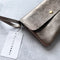 Maison Fanli | Line Metallic Leather Clutch Crossbody Bag - Champagne. Australian Art Prints, Gifts, Fashion and Homewares. Green Door Decor. www.greendoordecor.com.au