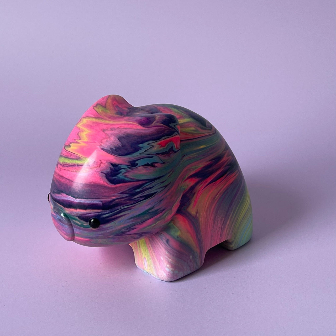 Resin Wombat #4 by Pete Cromer. Australian Art Prints and Homewares. Green Door Decor. www.greendoordecor.com.au