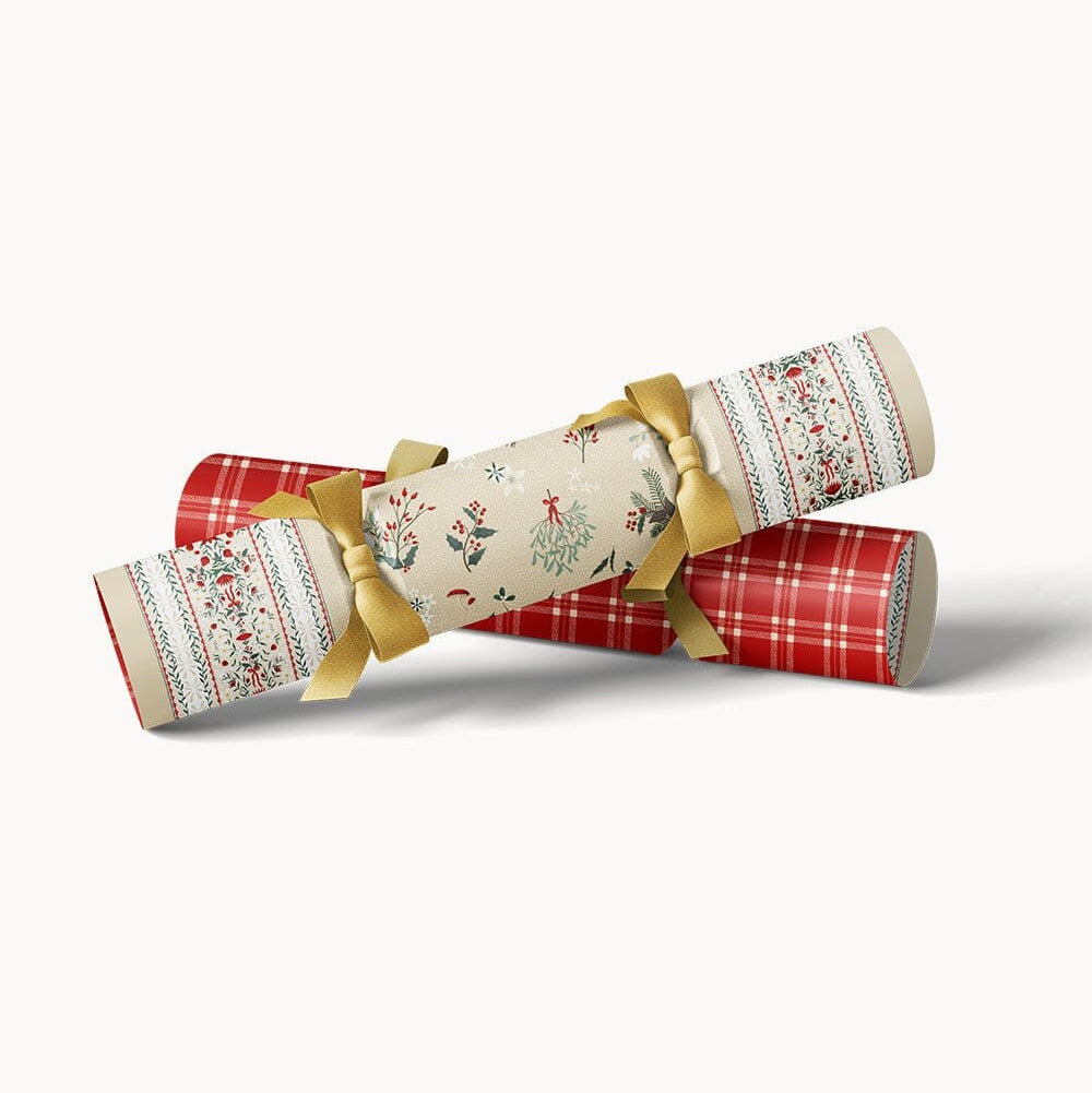 10 Pack Christmas Cracker DIY Kit | Heirloom Holly Christmas by Bespoke Letterpress. Australian Art Prints and Homewares. Green Door Decor. www.greendoordecor.com.au