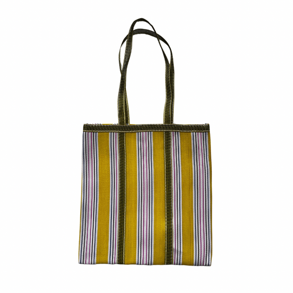 Recycled Plastic Tote | Yellow