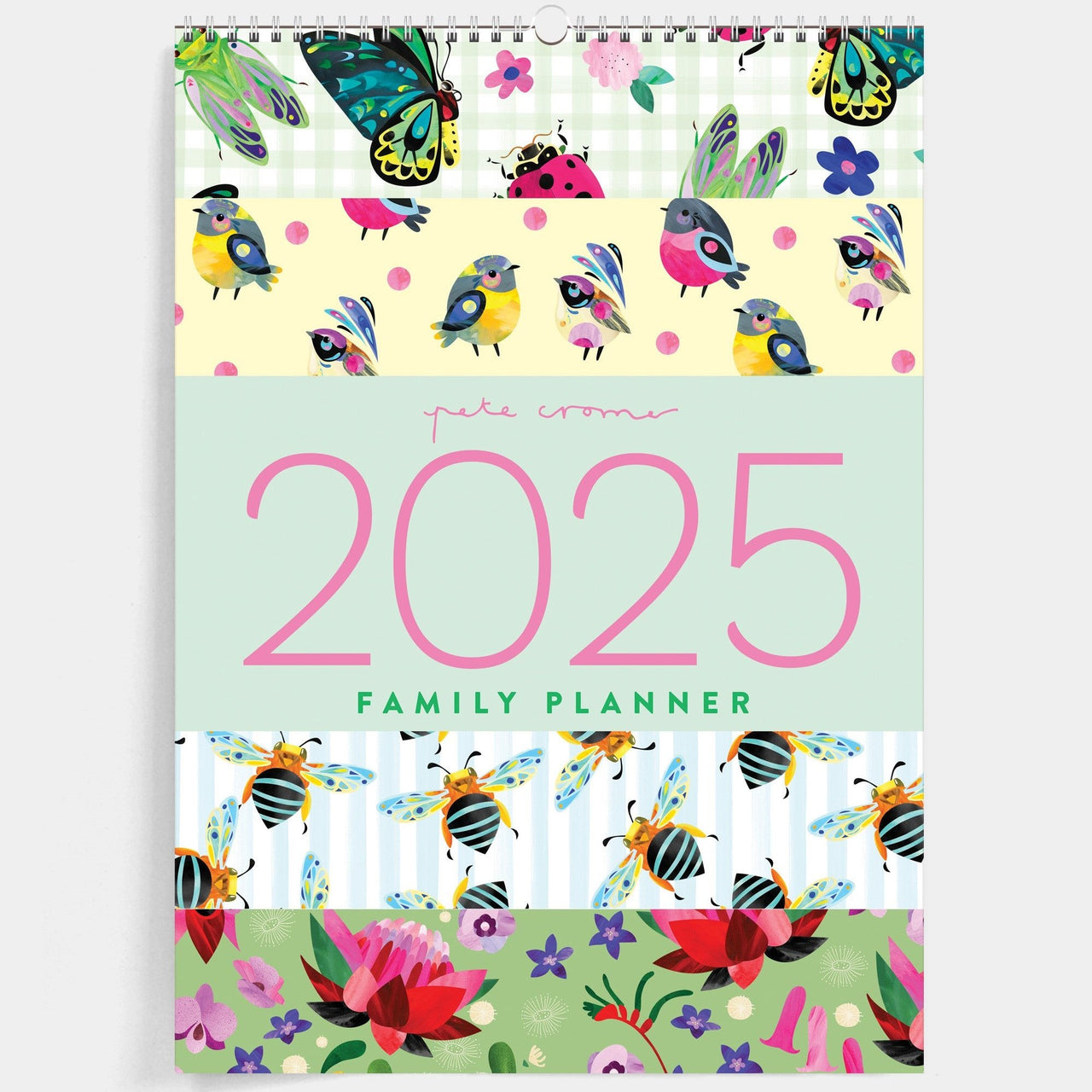 2025 Family Planner by Pete Cromer. Australian Art Prints and Homewares. Green Door Decor. www.greendoordecor.com.au