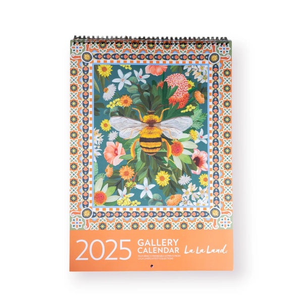 2025 Gallery Calendar by La La Land. Australian Art Prints and Homewares. Green Door Decor. www.greendoordecor.com.au