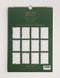 2027 Vertical Wall Planning Calendar by Bespoke Letterpress. Australian Art Prints, Gifts, Fashion and Homewares. Green Door Decor. www.greendoordecor.com.au