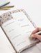 2027 Weekly Calendar Notebook by Bespoke Letterpress. Australian Art Prints, Gifts, Fashion and Homewares. Green Door Decor. www.greendoordecor.com.au