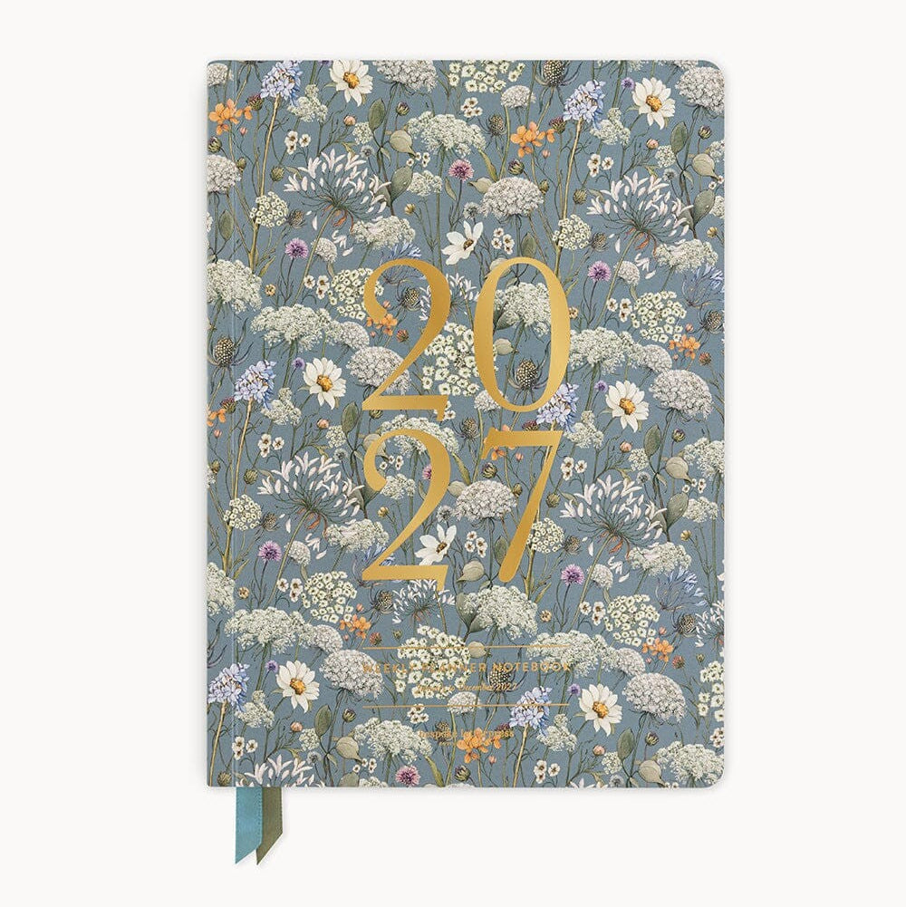 2027 Weekly Planner Notebook | Willowmere by Bespoke Letterpress. Australian Art Prints, Gifts, Fashion and Homewares. Green Door Decor. www.greendoordecor.com.au