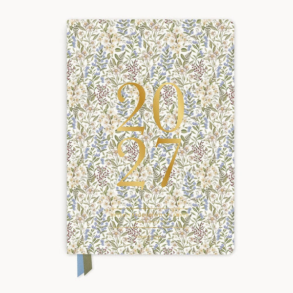 2027 Weekly Productivity Planner | Forget Me Not by Bespoke Letterpress. Australian Art Prints, Gifts, Fashion and Homewares. Green Door Decor. www.greendoordecor.com.au