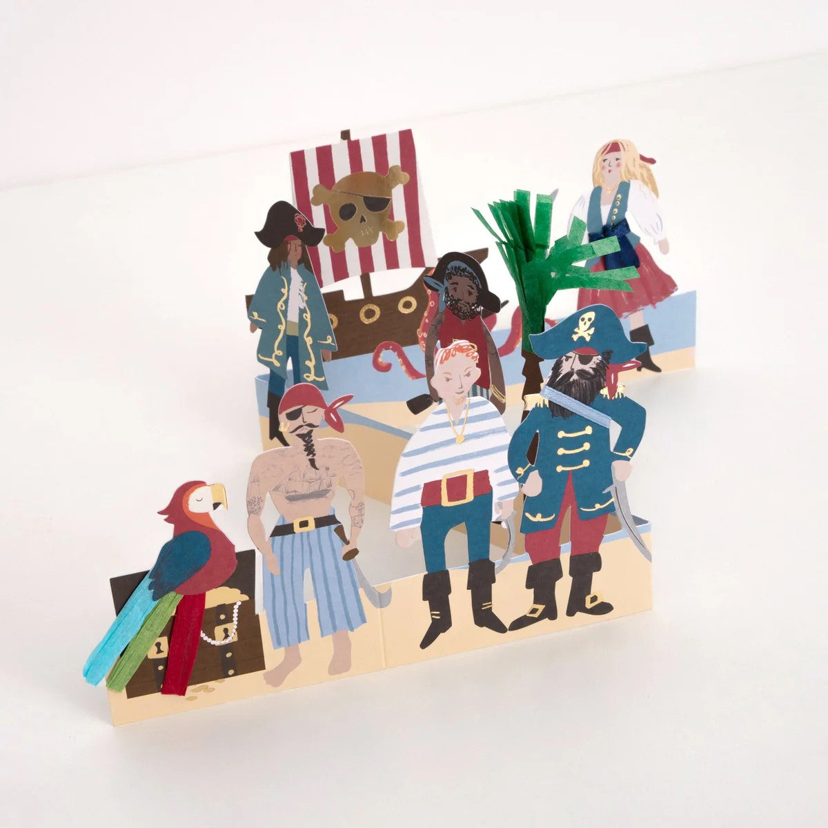 Pirates Birthday Card by Meri Meri. Australian Art Prints and Homewares. Green Door Decor. www.greendoordecor.com.au