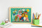 24 Piece Kids Puzzle | Animal Carnival by Journey Of Something. Australian Art Prints and Homewares. Green Door Decor. www.greendoordecor.com.au
