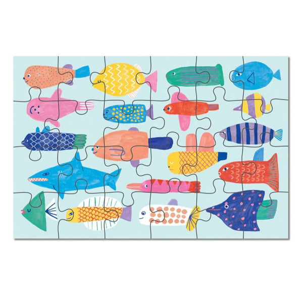 24 Piece Kids Puzzle | Rainbow Reef by Journey Of Something. Australian Art Prints and Homewares. Green Door Decor. www.greendoordecor.com.au