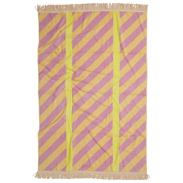 'Jarita' Bath Sheet | Mauve by Sage and Clare. Australian Art Prints and Homewares. Green Door Decor. www.greendoordecor.com.au