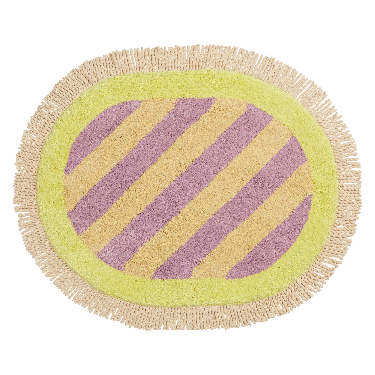 'Jarita' Bath Mat | Mauve by Sage and Clare. Australian Art Prints and Homewares. Green Door Decor. www.greendoordecor.com.au