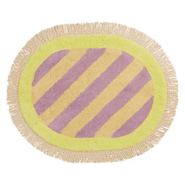 'Jarita' Bath Mat | Mauve by Sage and Clare. Australian Art Prints and Homewares. Green Door Decor. www.greendoordecor.com.au