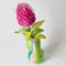 Paper Flowers - Single Stem Native - Leucospermum | Magenta Pink by Nibbanah. Australian Art Prints, Gifts, Fashion and Homewares. Green Door Decor. www.greendoordecor.com.au