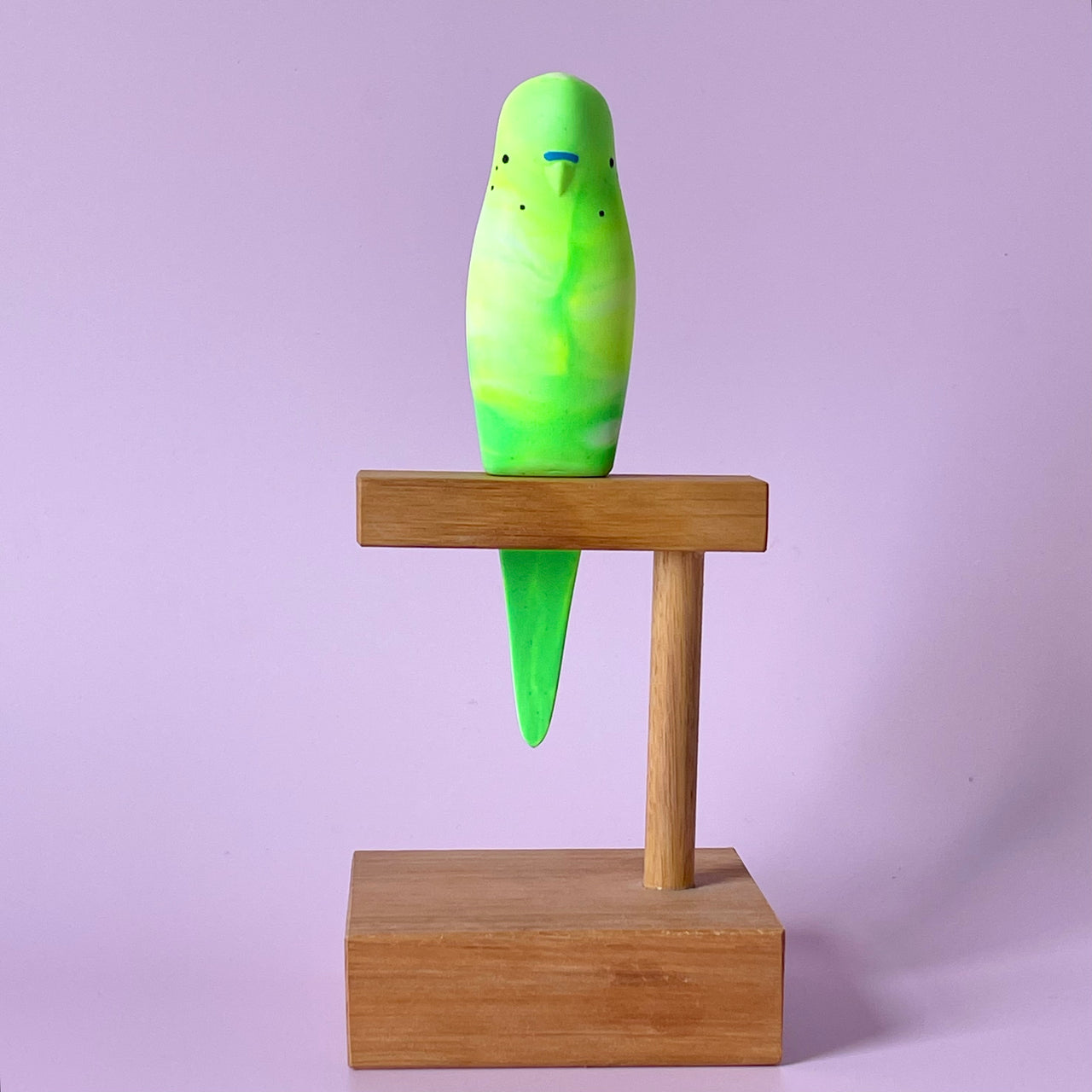 Pete Cromer | Resin Budgerigar #6. Australian Art Prints and Homewares. Green Door Decor. www.greendoordecor.com.au