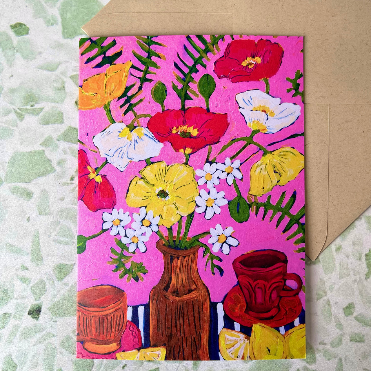 Greeting Card by Pia Kuykhoven | Card 21. Australian Art Prints, Gifts, Fashion and Homewares. Green Door Decor. www.greendoordecor.com.au