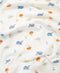 Organic Cotton Baby Swaddle Wrap | Sea by Lummi in Colour. Australian Art Prints, Gifts, Fashion and Homewares. Green Door Decor. www.greendoordecor.com.au