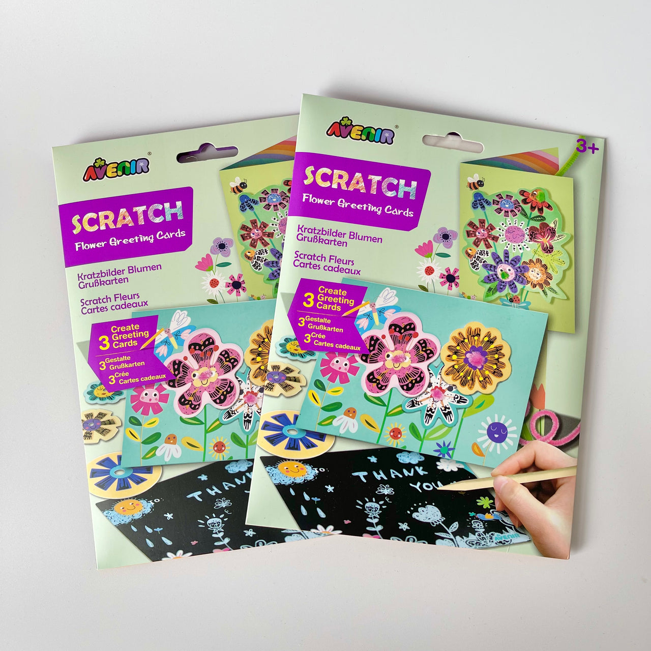 Scratch Greeting Card - Flowers | Avenir
