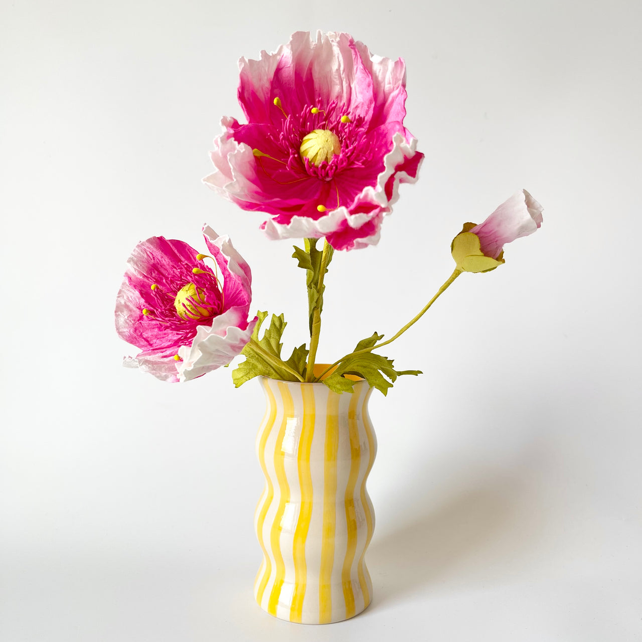 Paper Flowers - Poppy Garden Bunch | Pink & Magenta by Nibbanah. Australian Art Prints, Gifts, Fashion and Homewares. Green Door Decor. www.greendoordecor.com.au