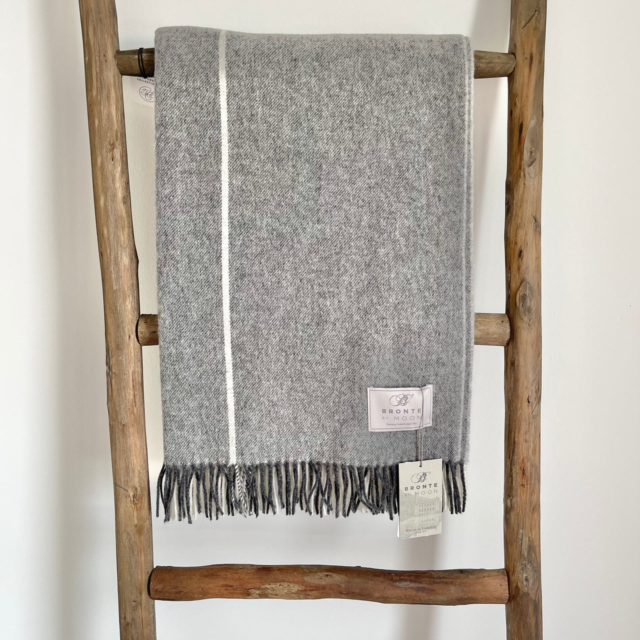 Bronte by Moon - Claremont Merino Throw | Grey. Australian Art Prints and Homewares. Green Door Decor. www.greendoordecor.com.au