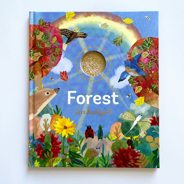 Big World, Tiny World: Forest book by Jess Racklyeft. Australian Art Prints and Homewares. Green Door Decor. www.greendoordecor.com.au
