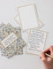 4pk Notecard Set | Forget Me Not by Bespoke Letterpress. Australian Art Prints, Gifts, Fashion and Homewares. Green Door Decor. www.greendoordecor.com.au
