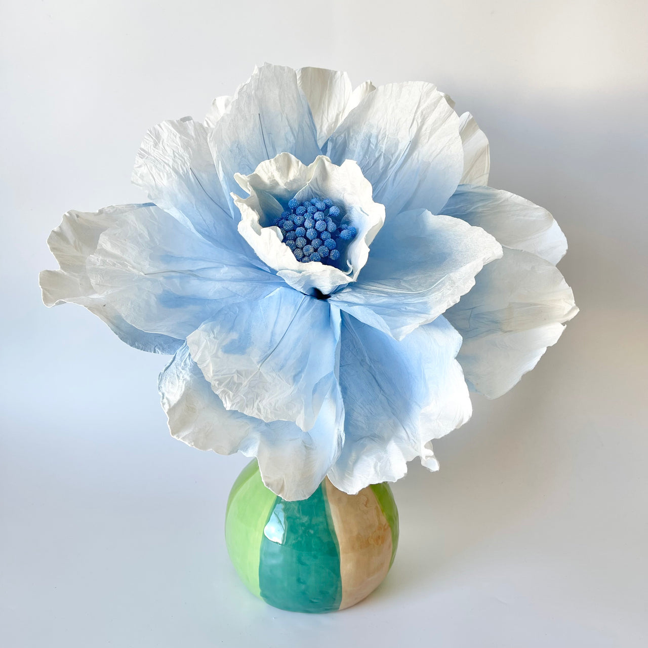 Paper Flowers - Bell Flower | Blue by Nibbanah. Australian Art Prints, Gifts, Fashion and Homewares. Green Door Decor. www.greendoordecor.com.au