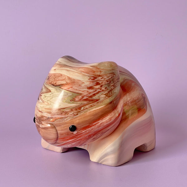 Pete Cromer | Resin Wombat #8. Australian Art Prints and Homewares. Green Door Decor. www.greendoordecor.com.au