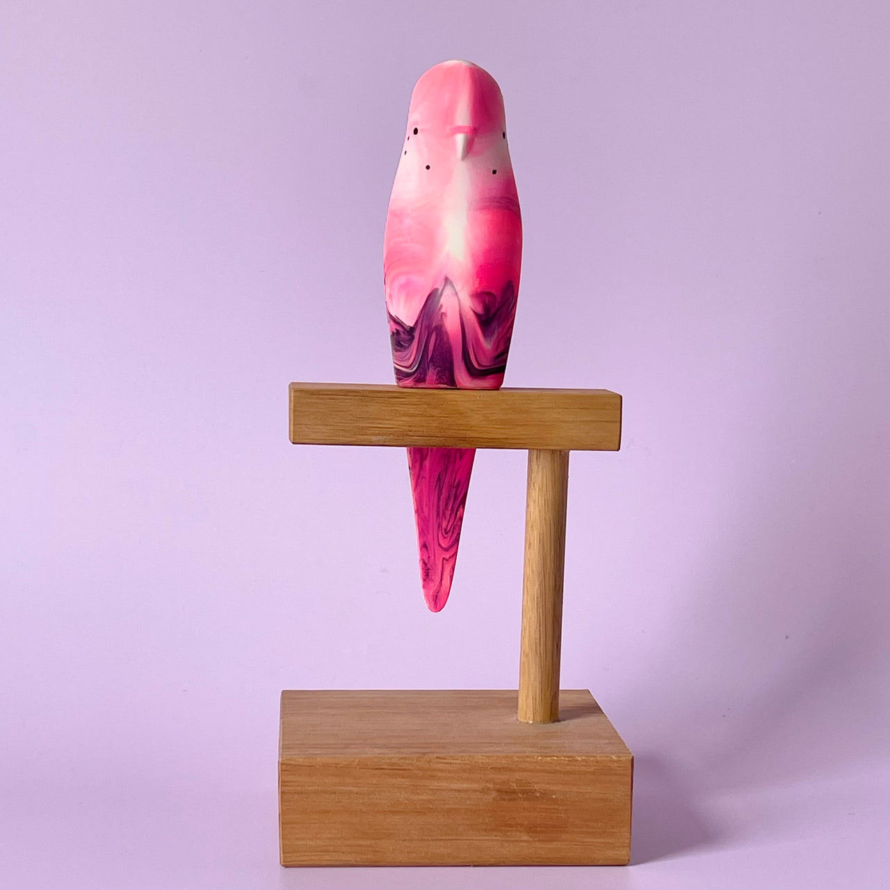 Pete Cromer | Resin Budgerigar #8. Australian Art Prints and Homewares. Green Door Decor. www.greendoordecor.com.au