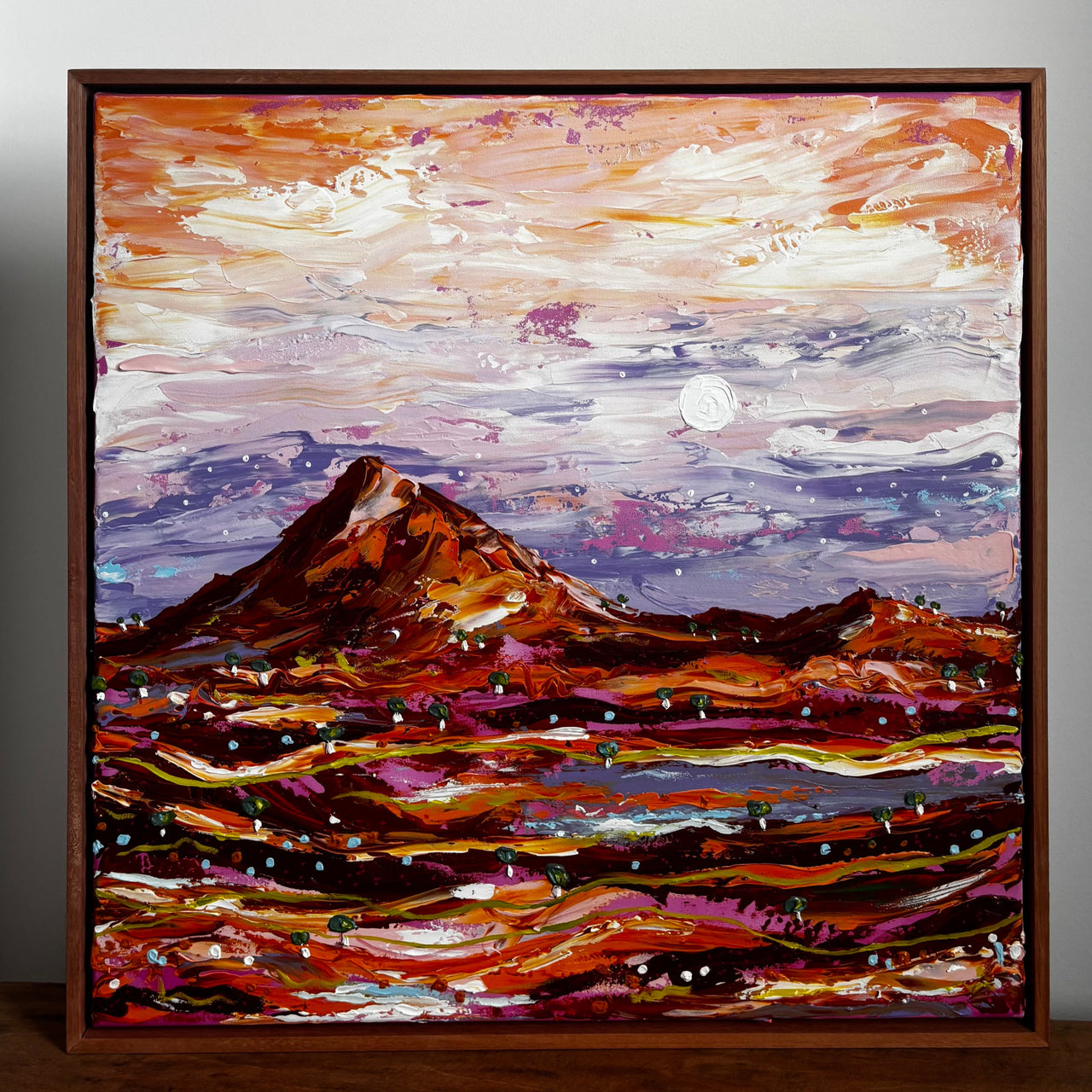 Leaning In | Original Painting by Elle Pervez. Australian Art Prints and Homewares. Green Door Decor. www.greendoordecor.com.au