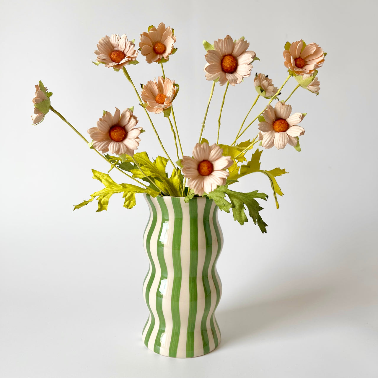 Paper Flowers - Daisy Bunch | Apricot by Nibbanah. Australian Art Prints, Gifts, Fashion and Homewares. Green Door Decor. www.greendoordecor.com.au