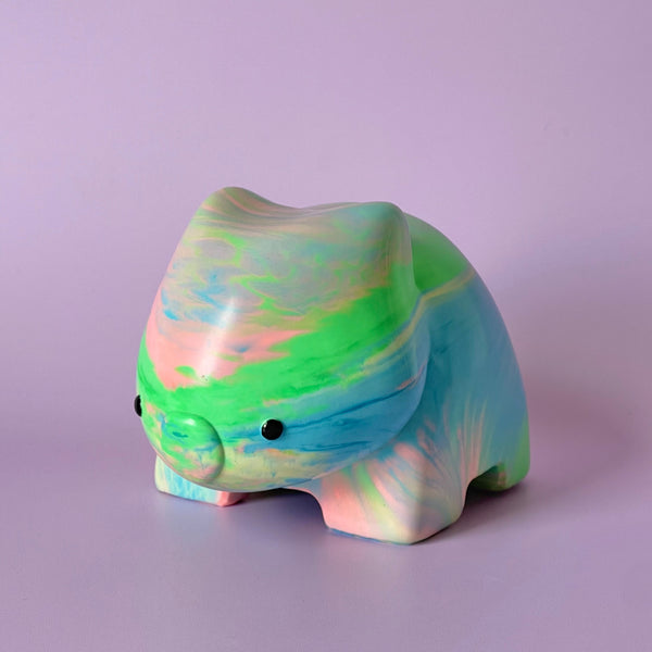 Pete Cromer | Resin Wombat #1. Australian Art Prints and Homewares. Green Door Decor. www.greendoordecor.com.au