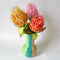 Paper Flowers - Single Stem Native - Leucospermum | Orange by Nibbanah. Australian Art Prints, Gifts, Fashion and Homewares. Green Door Decor. www.greendoordecor.com.au