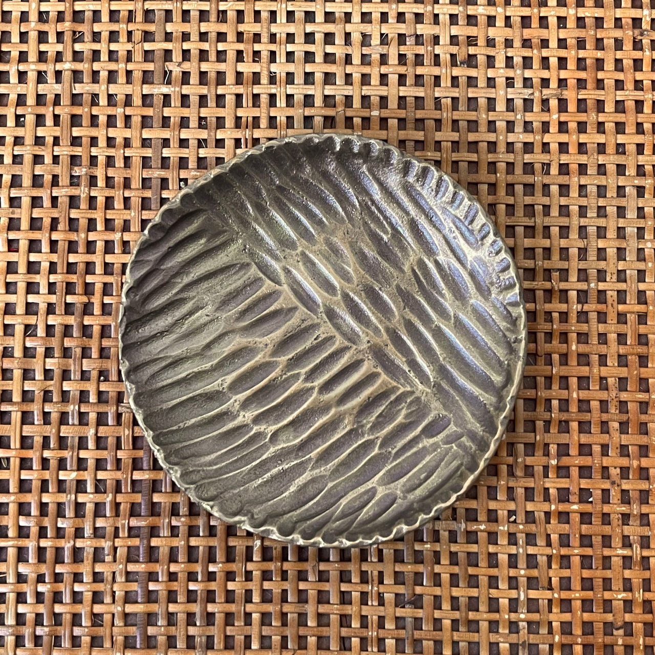 Brass Rattan Tray by New Direction Imports. Australian Art Prints, Gifts, Fashion and Homewares. Green Door Decor. www.greendoordecor.com.au