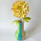 Paper Flowers - Single Stem XL Dahlia | Yellow by Nibbanah. Australian Art Prints, Gifts, Fashion and Homewares. Green Door Decor. www.greendoordecor.com.au