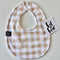 Roundie Bib | Beige Check