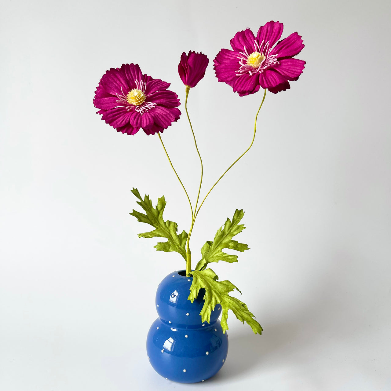 Paper Flowers - Cosmos Garden | Magenta Pink by Nibbanah. Australian Art Prints, Gifts, Fashion and Homewares. Green Door Decor. www.greendoordecor.com.au