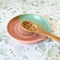 Spoon Rest | Pink & Mint Glaze by Bei Creative. Australian Art Prints and Homewares. Green Door Decor. www.greendoordecor.com.au