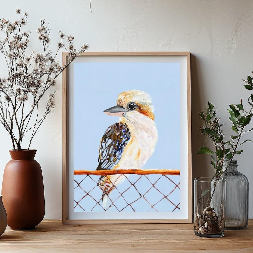 'Luca the Kooka' Print | Grotti Lotti | Green Door Decor | Art Prints