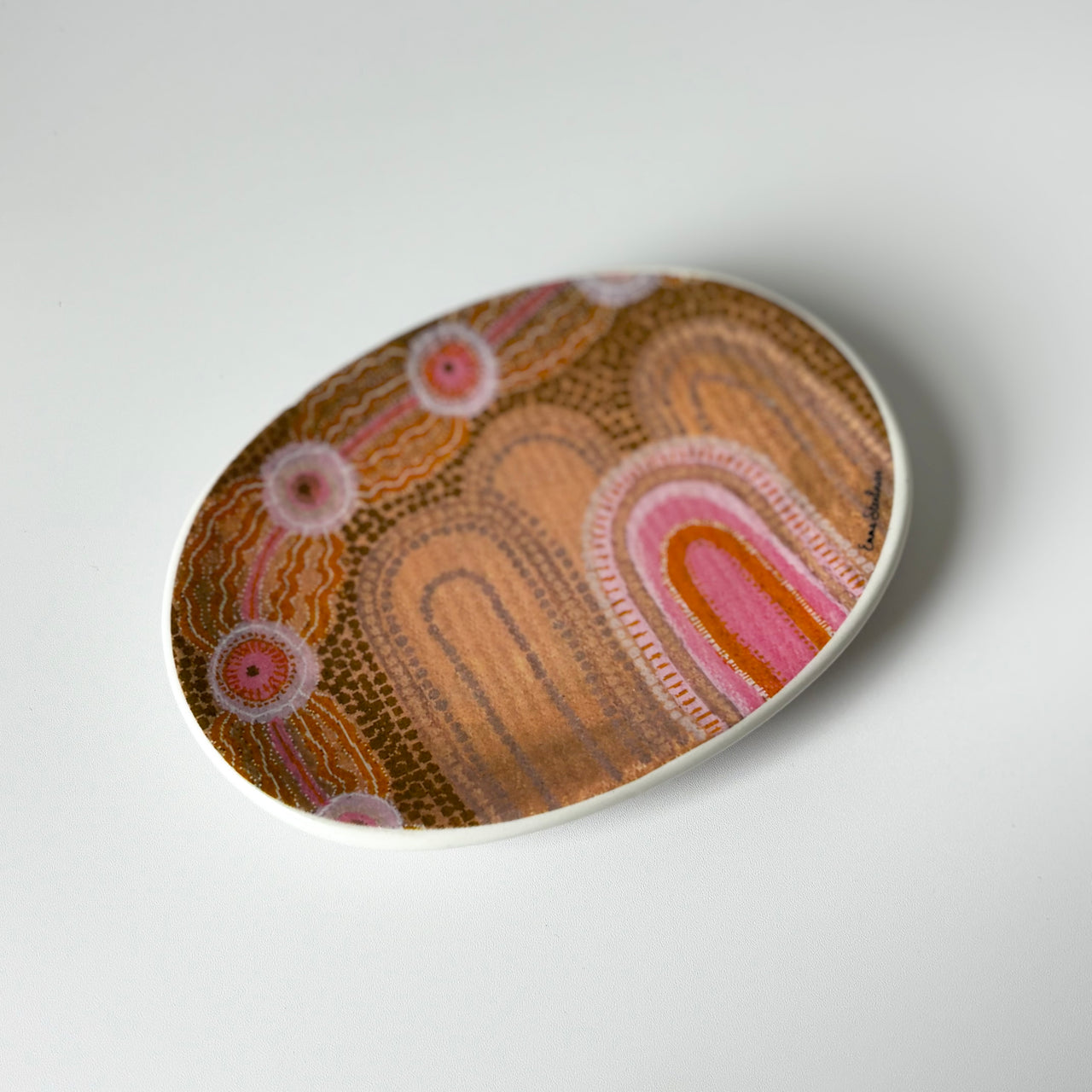 'Emma Stenhouse' Dish | The Path Behind The Mountains | Green Door Decor. Australian Art Prints and Homewares. Green Door Decor. www.greendoordecor.com.au