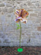 Handmade Paper Flower With Stand | Peach & Purple by Nibbanah. Australian Art Prints and Homewares. Green Door Decor. www.greendoordecor.com.au