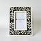 Photo Frame 4x6 inch | Naya Bone Inlay - Black & White by Florabelle Living. Australian Art Prints and Homewares. Green Door Decor. www.greendoordecor.com.au